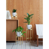 Подставка для цветов GreenWeen Oxalis 40 золотая GW-O40G