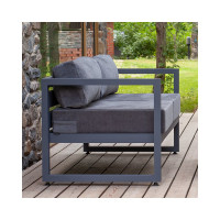 Уличный диван GreenWeen CAPRI серый GW-AL-CAPRI-SOFA-1900G