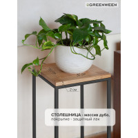 Столик под кашпо GreenWeen TORI 60 черный GW-T-TORI60-B