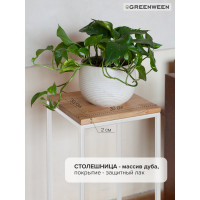 Столик под кашпо GreenWeen TORI 60 белый GW-T-TORI60-W