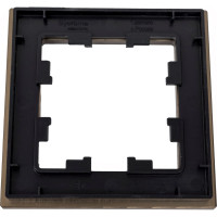 1-местная рамка Systeme Electric AtlasDesign NATURE металл латунь ATN312201