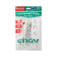 Удлинитель Engy Премиум 1,7 метра, 3 розетки 186697