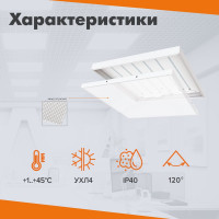 Светильник Wolta STD Микропризма ДВО11-36-002-5К