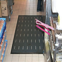 Мат специальный двусторонний нескользящий резиновый черный Mehlhose GmbH 910х1510х7 мм BM29101510