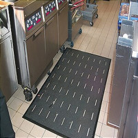 Мат специальный двусторонний нескользящий резиновый черный Mehlhose GmbH 910х1510х7 мм BM29101510