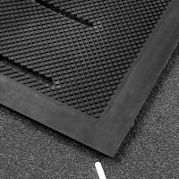 Мат специальный двусторонний нескользящий резиновый черный Mehlhose GmbH 910х1510х7 мм BM29101510