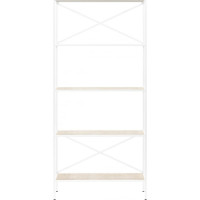 Стеллаж GreenWeen KARIN-800 белый, керамика слоновая кость 1750x800x300 GW-KARIN-800-W-KI