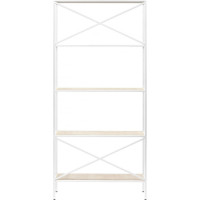 Стеллаж GreenWeen KARIN-800 белый, керамика слоновая кость 1750x800x300 GW-KARIN-800-W-KI