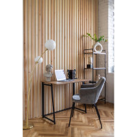 Складной стол GreenWeen SKANDI черный/дуб канзас GW-SK-B-K