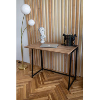 Складной стол GreenWeen SKANDI черный/дуб канзас GW-SK-B-K