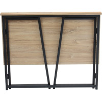 Складной стол GreenWeen SKANDI черный/дуб канзас GW-SK-B-K