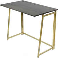 Складной стол GreenWeen SKANDI золотой/дуб графит GW-SK-G-G