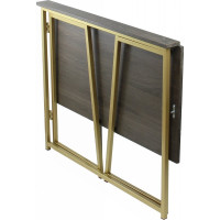 Складной стол GreenWeen SKANDI золотой/дуб графит GW-SK-G-G