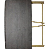 Складной стол GreenWeen SKANDI золотой/дуб графит GW-SK-G-G