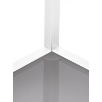 Стеллаж GreenWeen KARIN-800 белый, стекло 1750x800x300 GW-KARIN-800-G-W