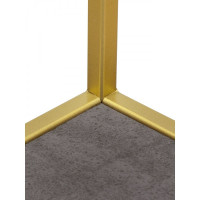 Стеллаж GreenWeen KARIN-800 золотой, керамика антрацит, 1750x800x300 GW-KARIN-800-G-KA