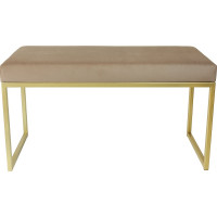 Банкетка GreenWeen ALBA MINI золотой/мокко GW-ALBAMINI-M-850G