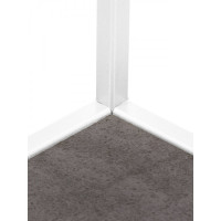 Стеллаж GreenWeen KARIN-800 белый, керамика антрацит 1750x800x300 GW-KARIN-800-W-KA