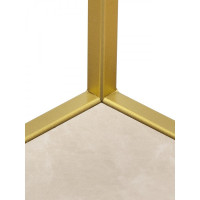 Стеллаж GreenWeen KARIN-800 золотой, керамика слоновая кость, 1750x800x300 GW-KARIN-800-G-KI