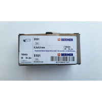 Корпус вилки BERNER для плоских розеток 5101 1-контактный 758400