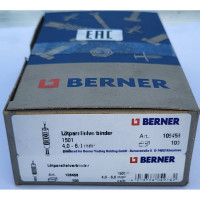 Параллельный разъем BERNER под пайку PI 1501 желтый 109458