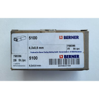 Корпус для плоского штекера BERNER 5100 1-контактный 758396