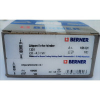 Параллельный разъем BERNER под пайку PI 1301 синий 109435