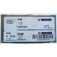 Корпус с несколькими штекерами BERNER для плоского штекера 5108 2-конт. 30740