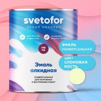 Эмаль Светофор ЛЮКС ПФ-115 слоновая кость, 6 кг ТД000003665