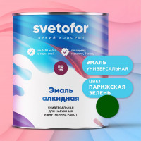 Эмаль Светофор ЛЮКС ПФ-115 парижская зелень, 6 кг ТД000003735
