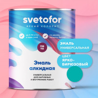 Эмаль Светофор ЛЮКС ПФ-115 ярко-бирюзовый, 6 кг ТД000003727