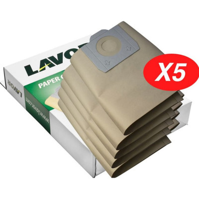 Мешки бумажные 5 шт Lavor PRO 5.212.0140