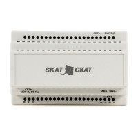 Источник бесперебойного питания SKAT 12-6.0 DIN 12В 6А пластиковый корпус под DIN рейку 35 мм 586