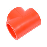 Прямой тройник Blue Ocean"Fire Secure" - 75мм, противопожарный полипропилен Fire-S-B1 PPRF/ET(R)-75