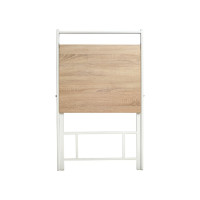 Складной компьютерный стол GreenWeen 600 мм, белый/дуб бардолино GW-PCT600W