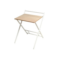 Складной компьютерный стол GreenWeen 600 мм, белый/дуб бардолино GW-PCT600W