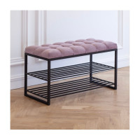 Обувница GreenWeen GARDA, черный/Dusty Pink/каретная стяжка GW-GARDA-DP-850B-K