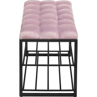 Обувница GreenWeen GARDA, черный/Dusty Pink/каретная стяжка GW-GARDA-DP-850B-K