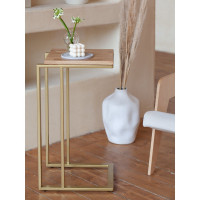 Приставной кофейный столик GreenWeen золотой GW-CT330G
