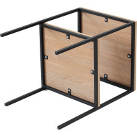 Журнальный столик GreenWeen NORMAN, черный/дуб GW-N-W-B