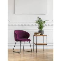 Журнальный столик GreenWeen NORMAN, черный/дуб GW-N-W-B