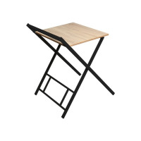 Складной компьютерный стол GreenWeen 600 мм, черный/дуб бардолино GW-PCT600B