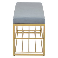 Обувница GreenWeen GARDA, золотой/светло-голубой GW-GARDA-LB-850G