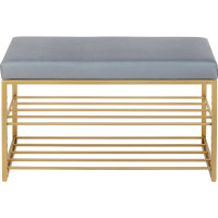 Обувница GreenWeen GARDA, золотой/светло-голубой GW-GARDA-LB-850G