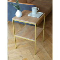 Журнальный столик GreenWeen NORMAN, золотой/ЛДСП GW-N-L-G