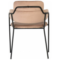 Стул BRADEX Napoli латте с черными ножками FR 0326