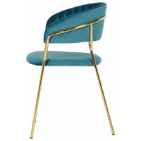 Стул BRADEX Turin бирюзовый FR 0160