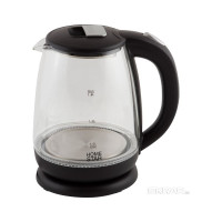 Чайник HomeStar HS-1018 1.8 л стекло, пластик черный 00 5966