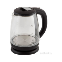 Чайник HomeStar HS-1018 1.8 л стекло, пластик черный 00 5966