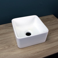 Раковина Teymi Helmi Mini 24 artceramic, накладная, белая 00-00256778